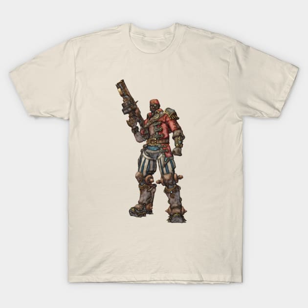 Overwatch Baptiste Buccaneer Sketch T-Shirt by Green_Shirts